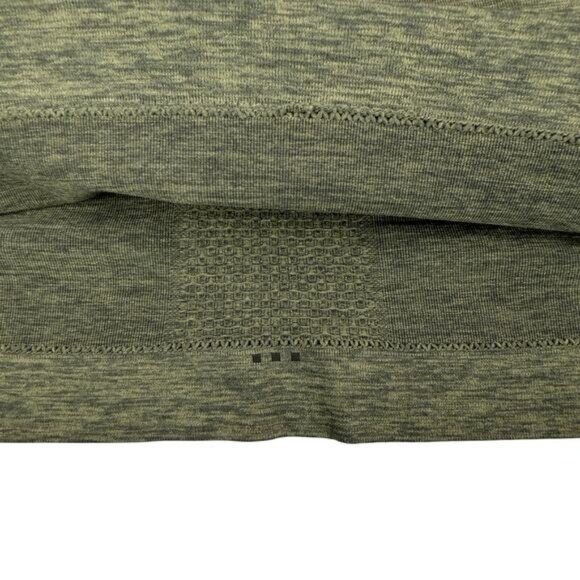 Lululemon In The Flow Tank In Heathered Fatigue Green Size 8 - Picture 6 of 8